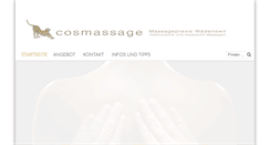 Desktop Screenshot of cosmassage.ch